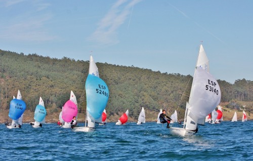 2Campeonato Gallego de 420 en la bahía de Baiona - Foto © Rosana Calvo