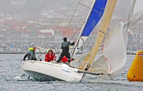 El Virazón patroneado por Miguel Lago - Foto © Rosana Calvo Diéguez