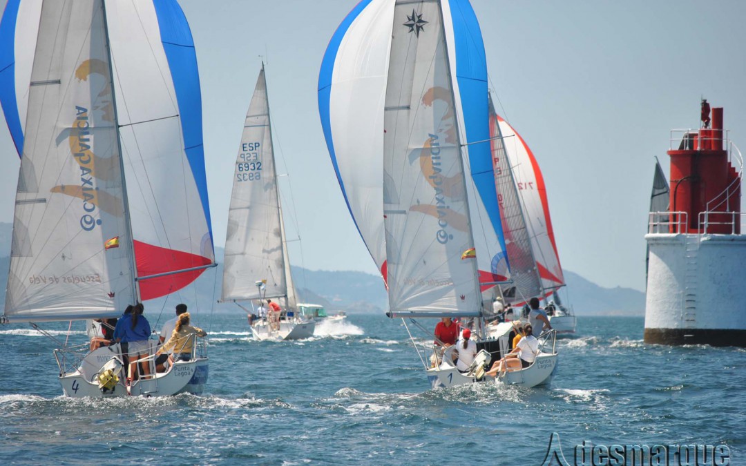 “AY CARMELA”, “UNUS” Y “PUNTALAGOA CUATRO” GANAN EN LA REGATA ILLAS CIES DE CANGAS