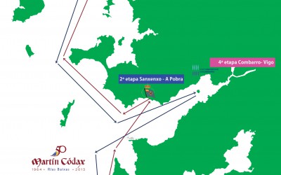 VIGO, SANXENXO, A POBRA Y COMBARRO, PUERTOS DE LA 50ª MARTÍN CÓDAX RÍAS BAIXAS
