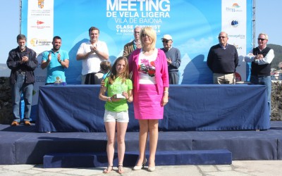 MARÍA DIZ DEL REAL CLUB NÁUTICO DE VIGO GANA EL I MEETING INTERNACIONAL DE LA CLASE OPTIMIST DISPUTADO EN BAIONA