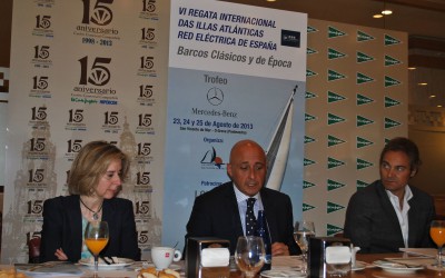 PRESENTADA LA REGATA INTERNACIONAL ILLAS ATLÁNTICAS RED ELECTRICA DE ESPAÑA – TROFEO MERCEDES BEZ PARA BARCOS CLÁSICOS Y DE ÉPOCA