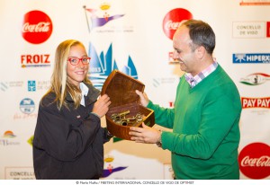 3 de noviembre de 2013- Aina Colom Mirón vencedor absoluto Meeting Iternacional Concello de Vigo de Optimist.