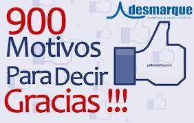 Mas de 900 seguidores en la plataforma de Facebook Desmarque s.l.