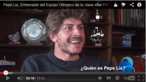 Vídeo entrevista a Pepe Lís, entrenador del equipo olímpico de la clase 49er FX