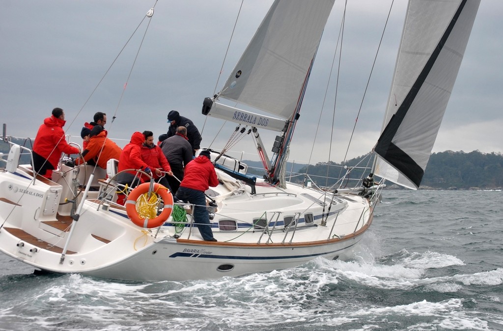 Dura y exigente resultó la quinta etapa de la Interclubes Ría de Pontevedra el pasado sábado en Sanxenxo