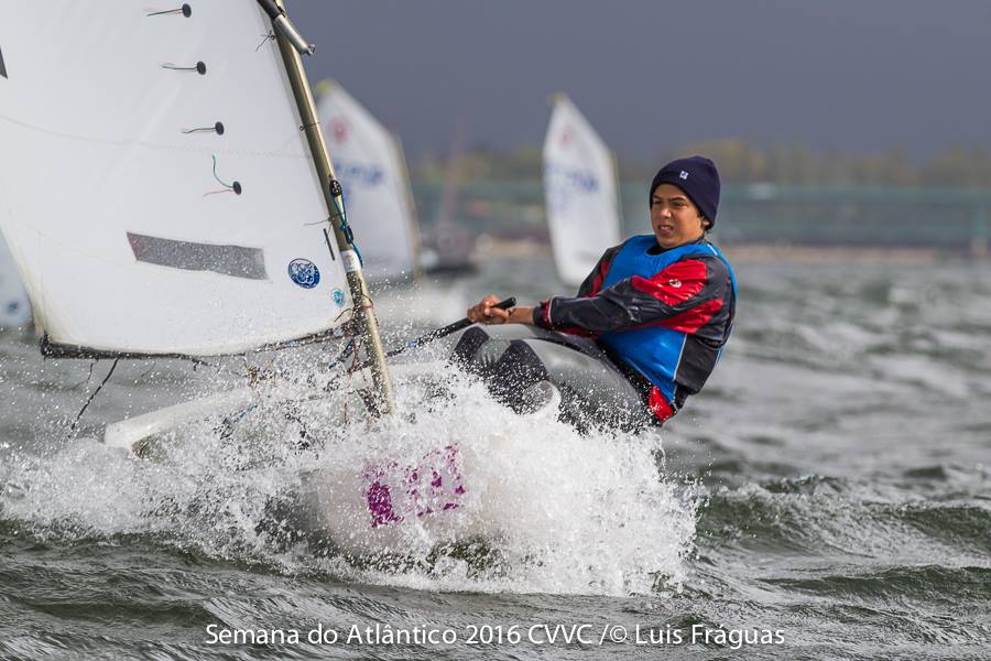 Beatriz Cintra y Willian Risselin vencedores en el Cidade de Viana de Optimist. Luis Pérez Canal Campeón Gallego de J70