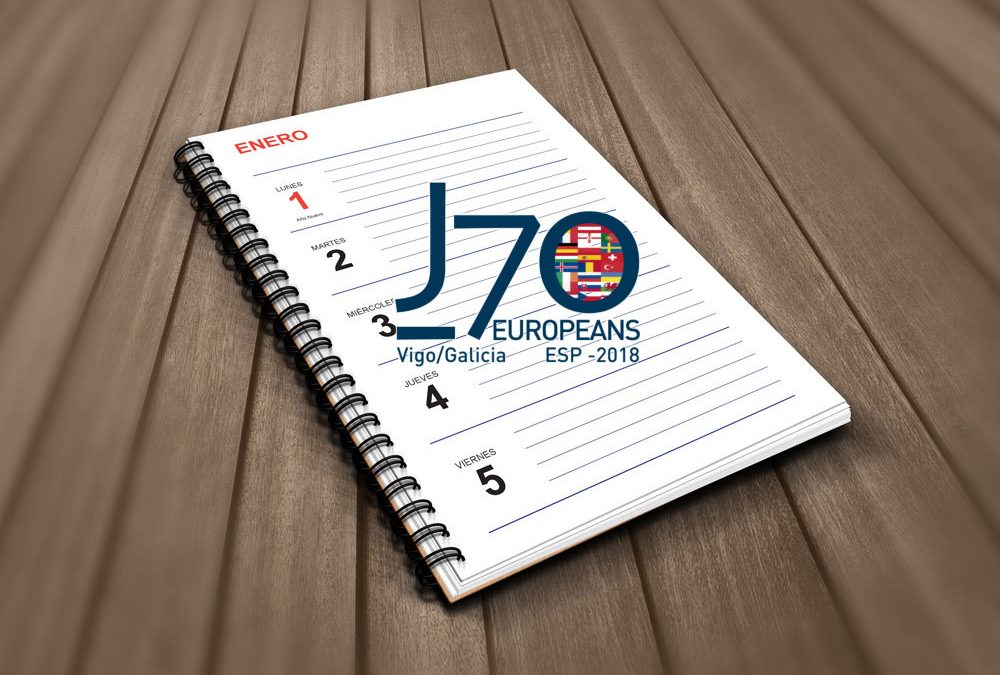 Agenda deportiva y social del Campeonato de Europa de J70