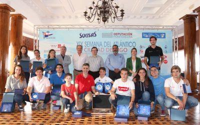 El Náutico de Vigo se adjudicó los títulos de Vaurien, 420 y Snipe en la Semana del Atlántico, que se cerró sin viento en la jornada final