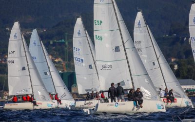 La élite olímpica de 49er de Tokio compite en la Villalia Spring Series de J70 Vigo