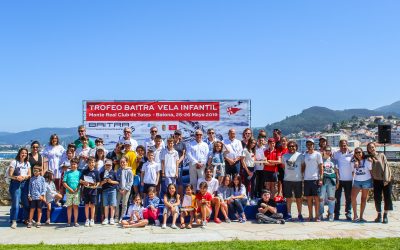 El náutico de Vigo y el Monte Real se reparten los triunfos del Trofeo Baitra de vela infantil