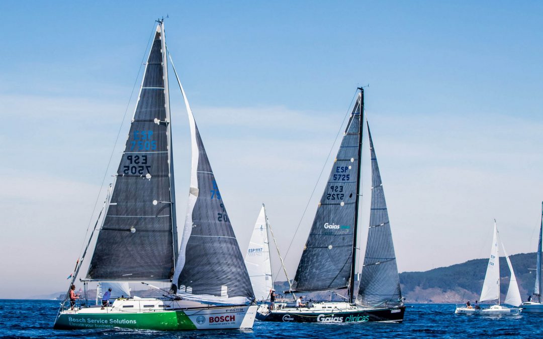 La falta de viento deja desierto  el Campeonato Gallego de A Dos