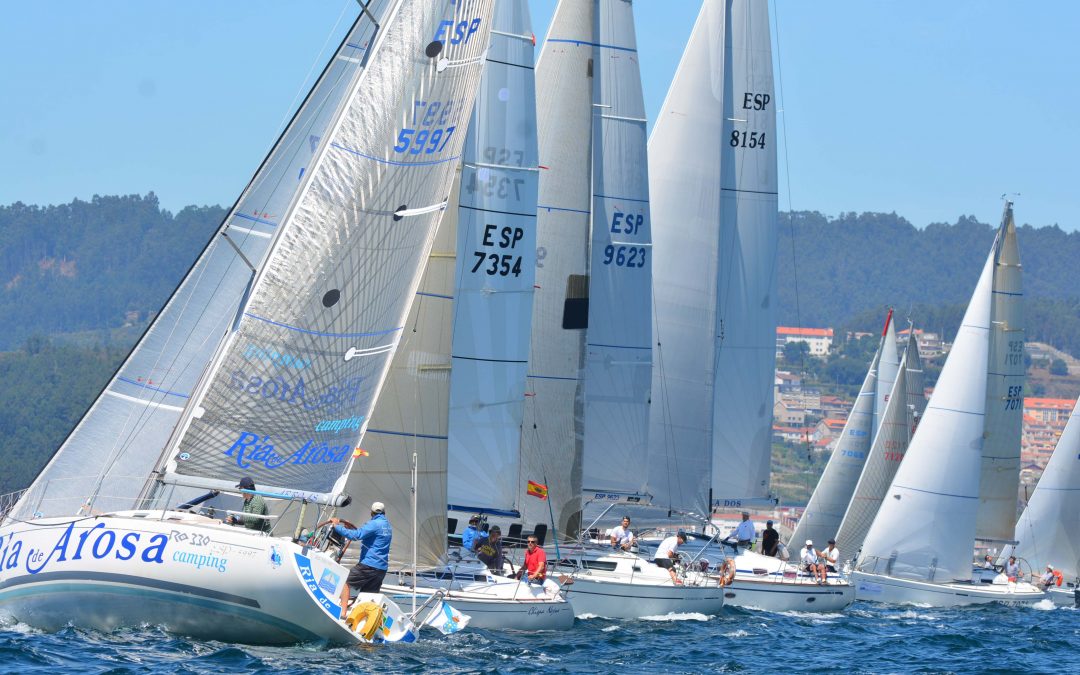 Cachete, Deep Blue 2.0, Balea Dous y Oliver II, primeros líderes de la 22ª Regata Cruceros de Aguete