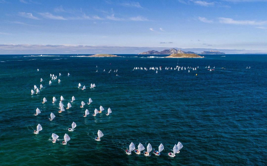 Pablo Rodríguez y Mencía Casas, nuevos campeones gallegos de Optimist