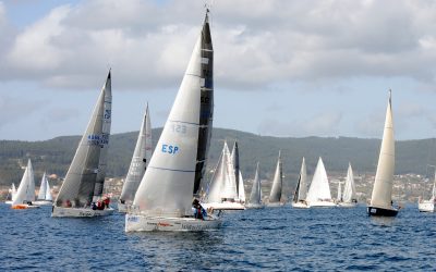 Fuerza 4, Balea Dous, Aguieira I, Santiago Roma Rías Baixas, Vento Sur y Cassandra ganan la segunda etapa de la Regata Interclubes Ría de Pontevedra