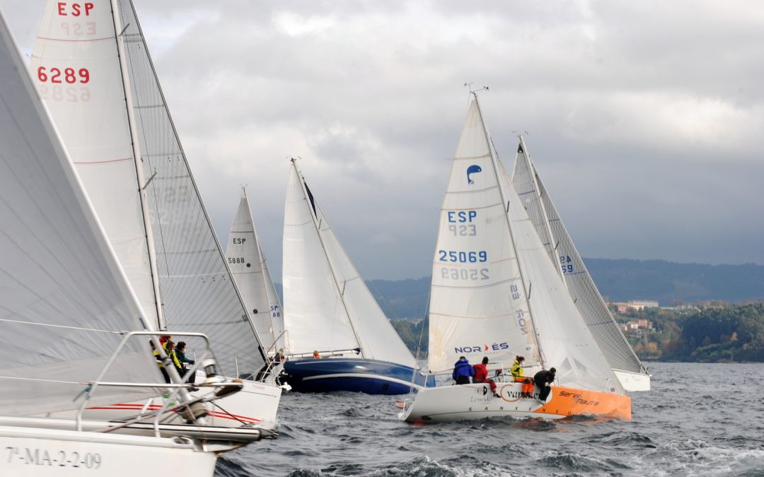 Juancamaría 3, Vagalume y Chispa Nejra, primeros líderes de la Regata de Navidad para cruceros en Aguete