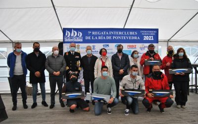 La Regata Interclubes Ría de Pontevedra corona a los vencedores de su séptima edición