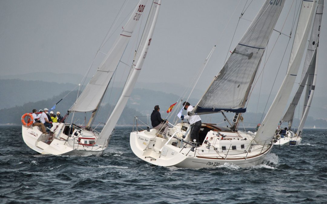 Todo a punto para la prueba final de la 7ª Regata Interclubes en la ría de Pontevedra