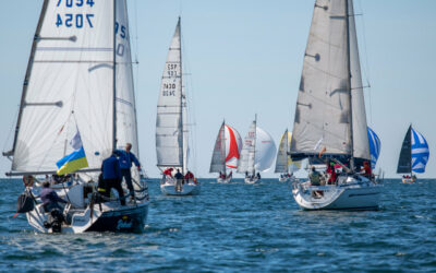 La Regata Interclubes cierra su octava edición con una espectacular jornada final en la ría de Pontevedra