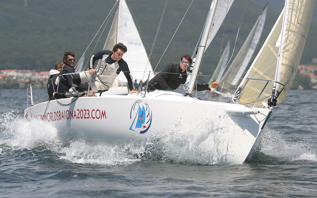 Baiona 2023 se lleva el Campeonato Gallego de J80 organizado por el Ro Yacht Club de Combarro