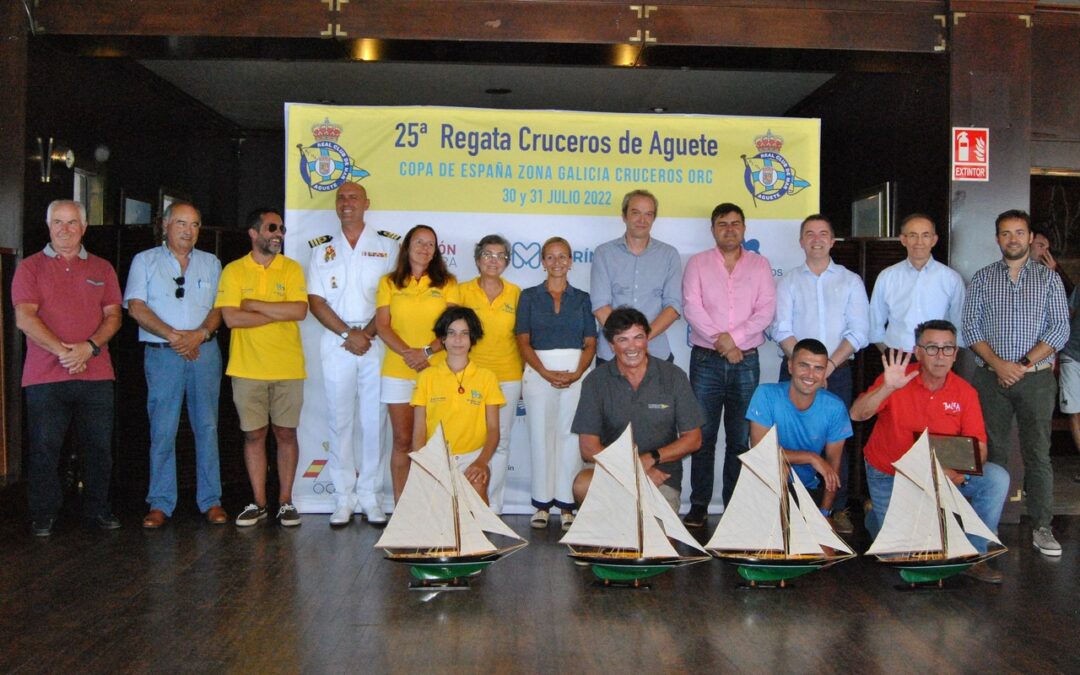 Orión, Balea Dous, Marcolfo y Papanatas, vencedores finales de la 25ª Regata Cruceros de Aguete