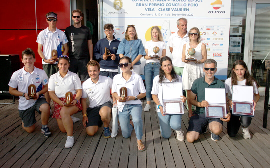 El campeón del mundo Pablo Cabello junto a su hija Isabel se llevan de calle el Trofeo Repsol-Gran Premio Concello de Poio