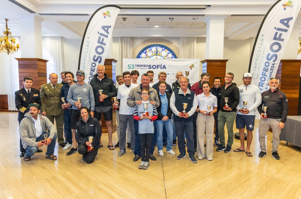 El 53 Trofeo Princesa Sofía by Iberostar de ORC y Monotipos coronó a sus siete campeones en el Real Club Náutico de Palma