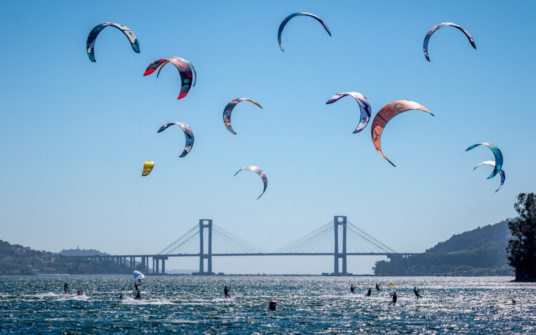 Cesantes brilla en el estreno del VII KiteFest Trofeo Xunta de Galicia