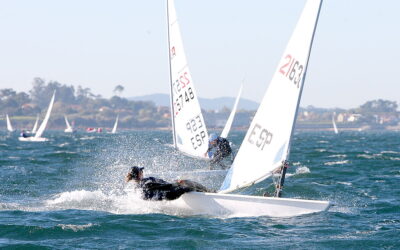 El ribeirense Bruno Iglesias, flamante campeón de la Copa de España de ILCA 6