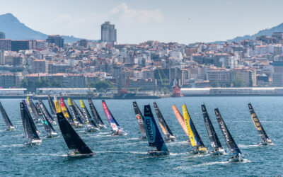Vigo despide a la flota de La Solitaire du Figaro Paprec, rumbo ya a Francia